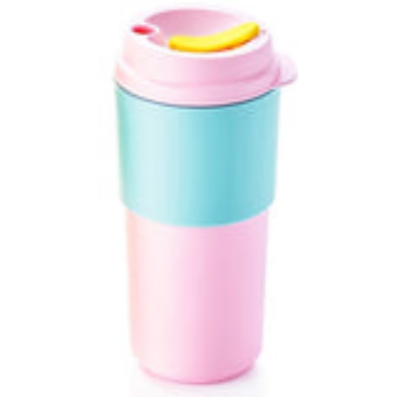 Set of 2 New Tupperware Eco to Go Cups - Pink - Picture 1 of 1
